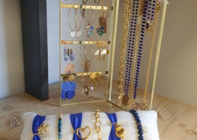 collection bijoux ton bleu