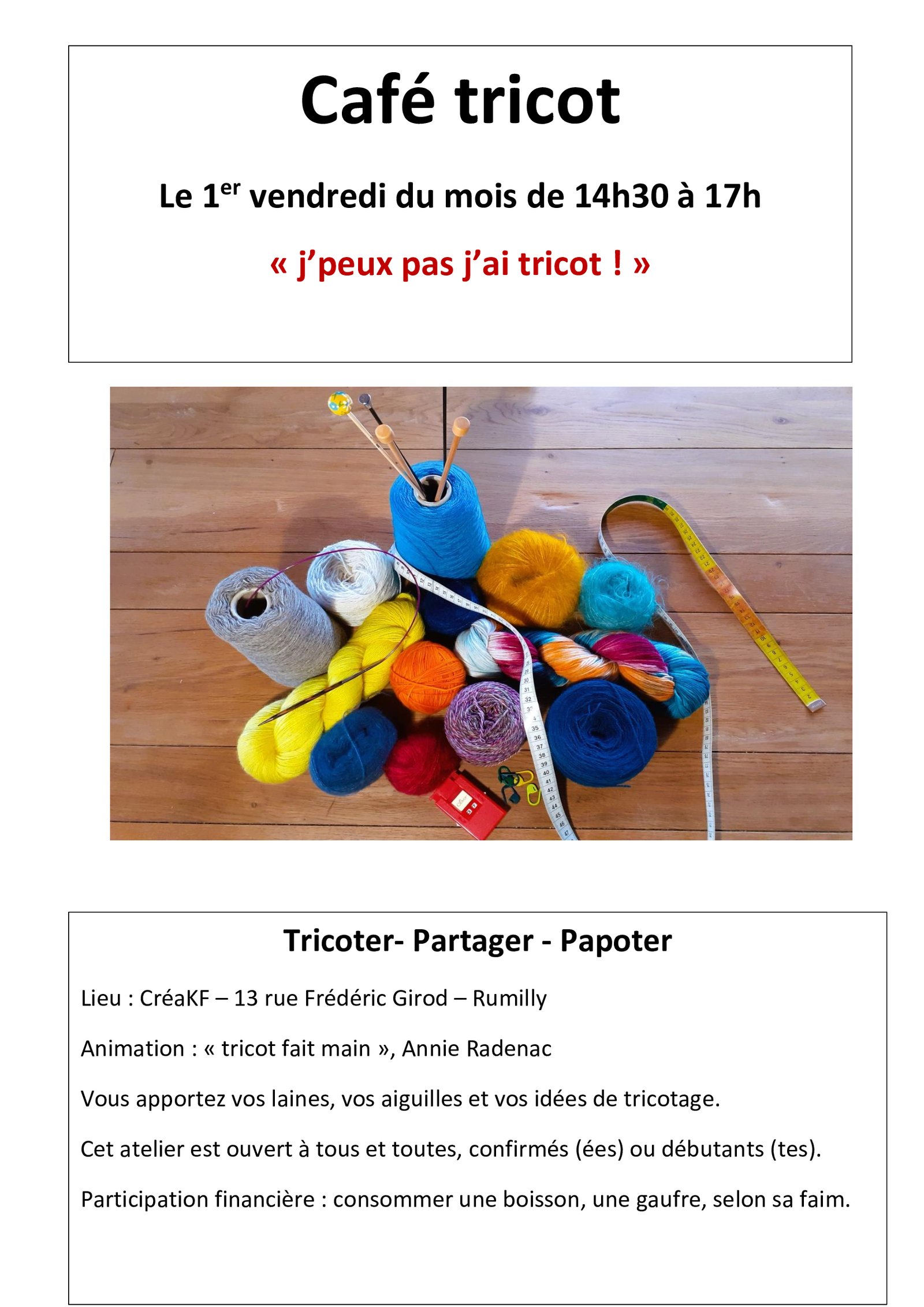 atelier tricot